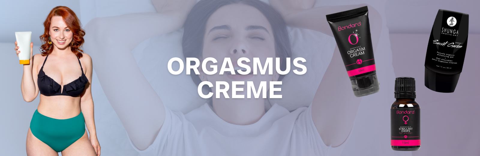 Orgasmus Creme - Kategorie Header