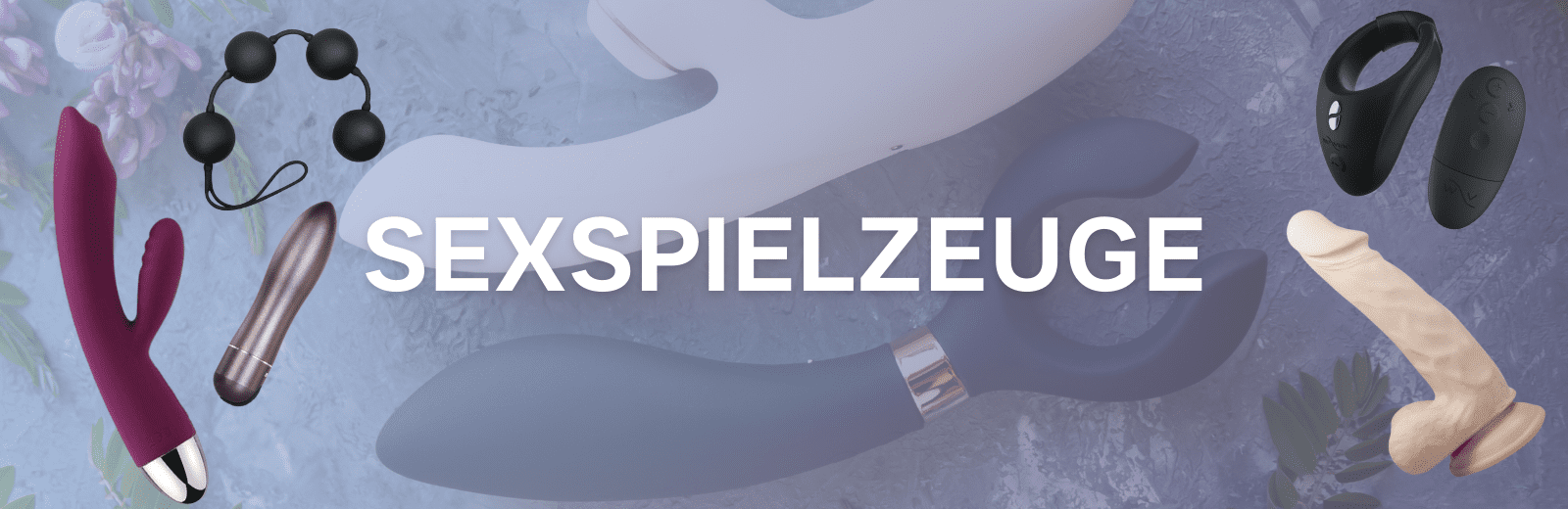 Sexspielzeuge - Kategorie Header