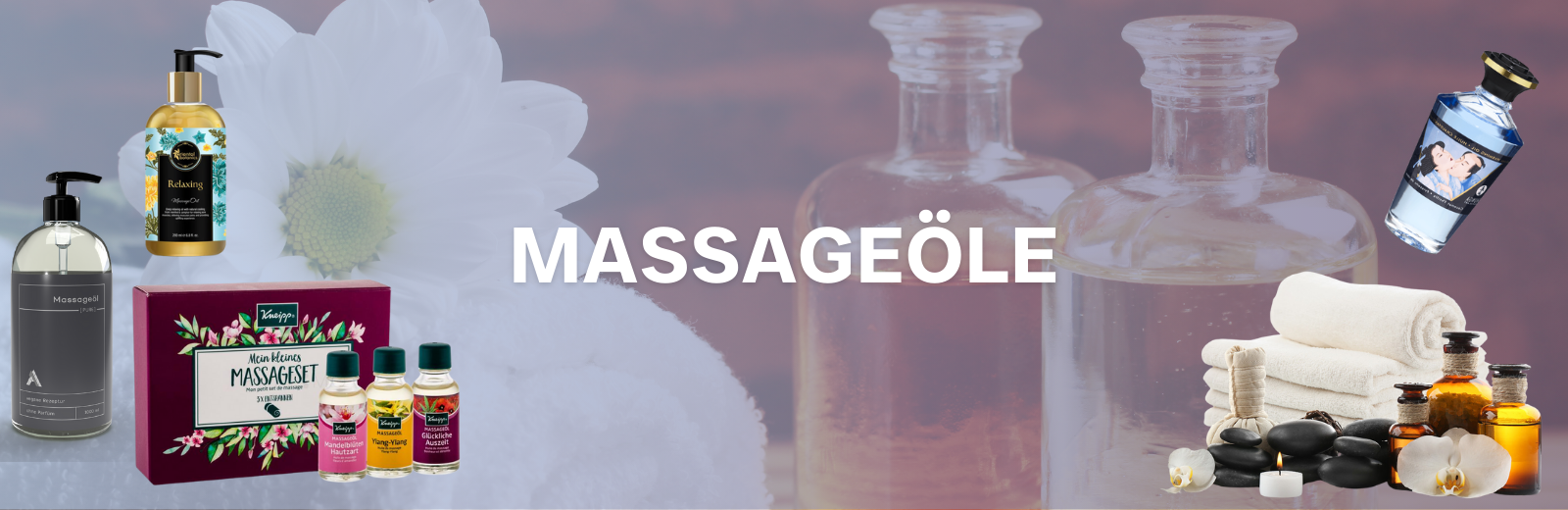 Massageöle - Kategorie Header