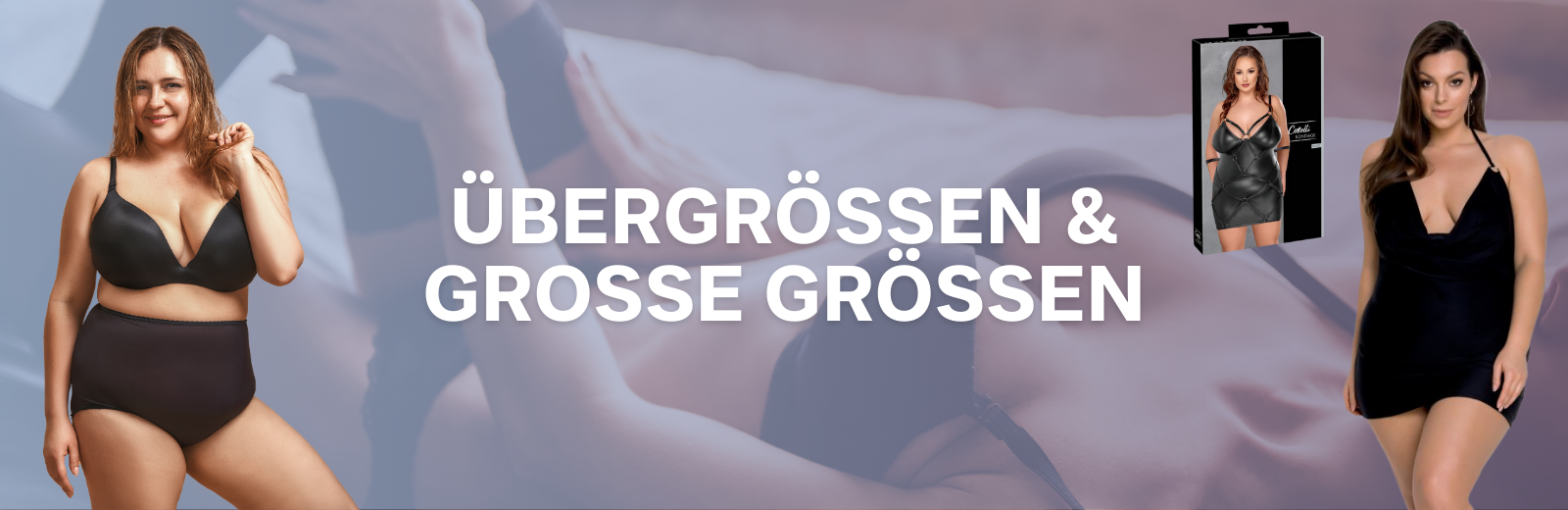 Übergrößen, große Größen - Kategorie Header